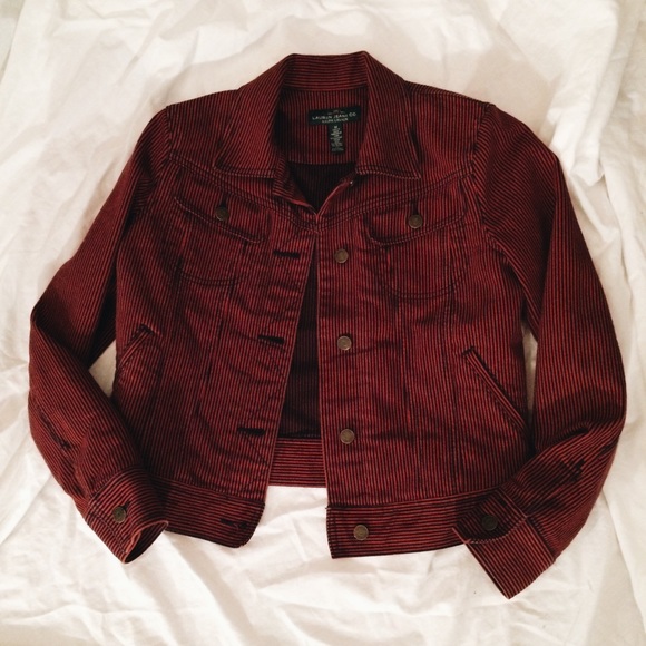ralph lauren red denim jacket